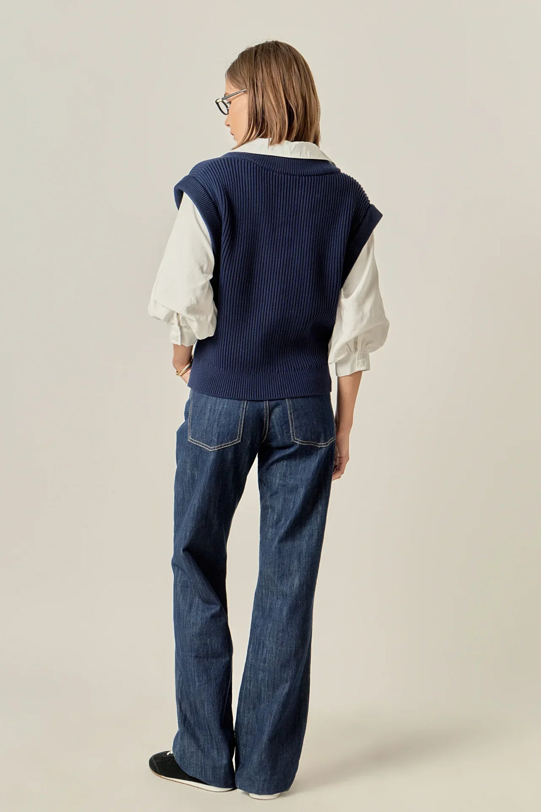 English Factory Mixed Media Top - Capri by Sunset & Co.