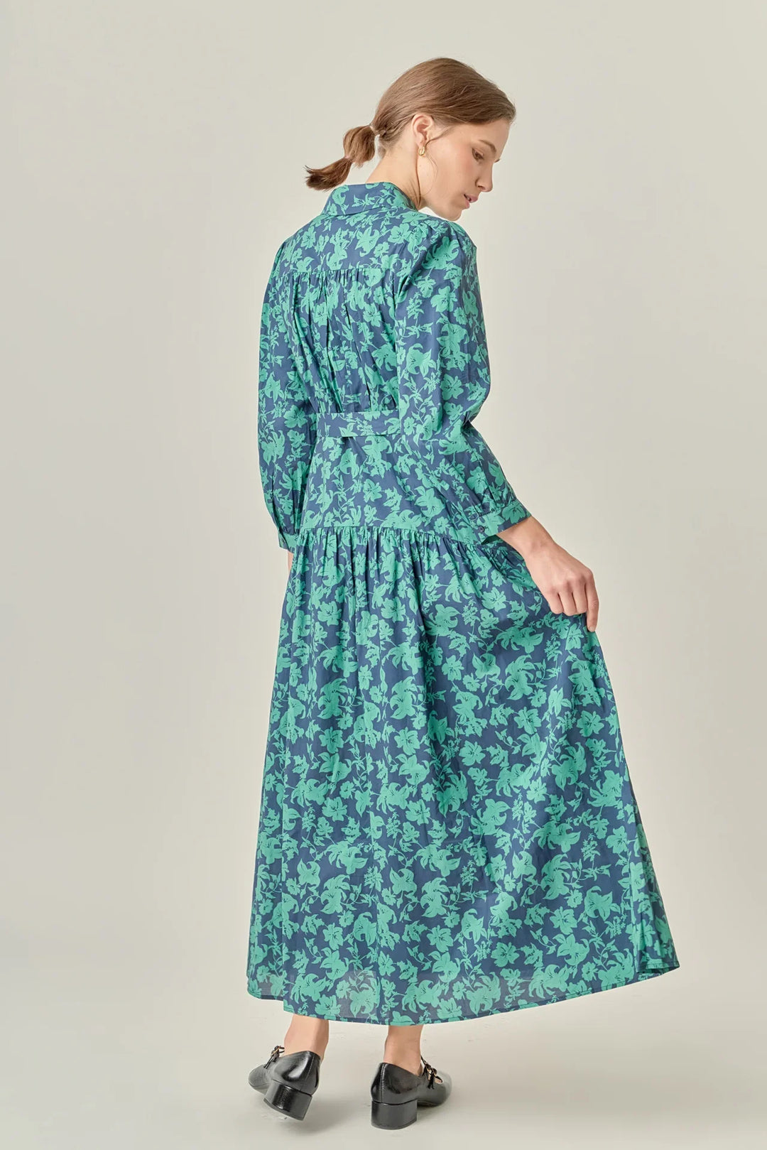 English Factory Fall Printed Midi Dress - Capri by Sunset & Co.