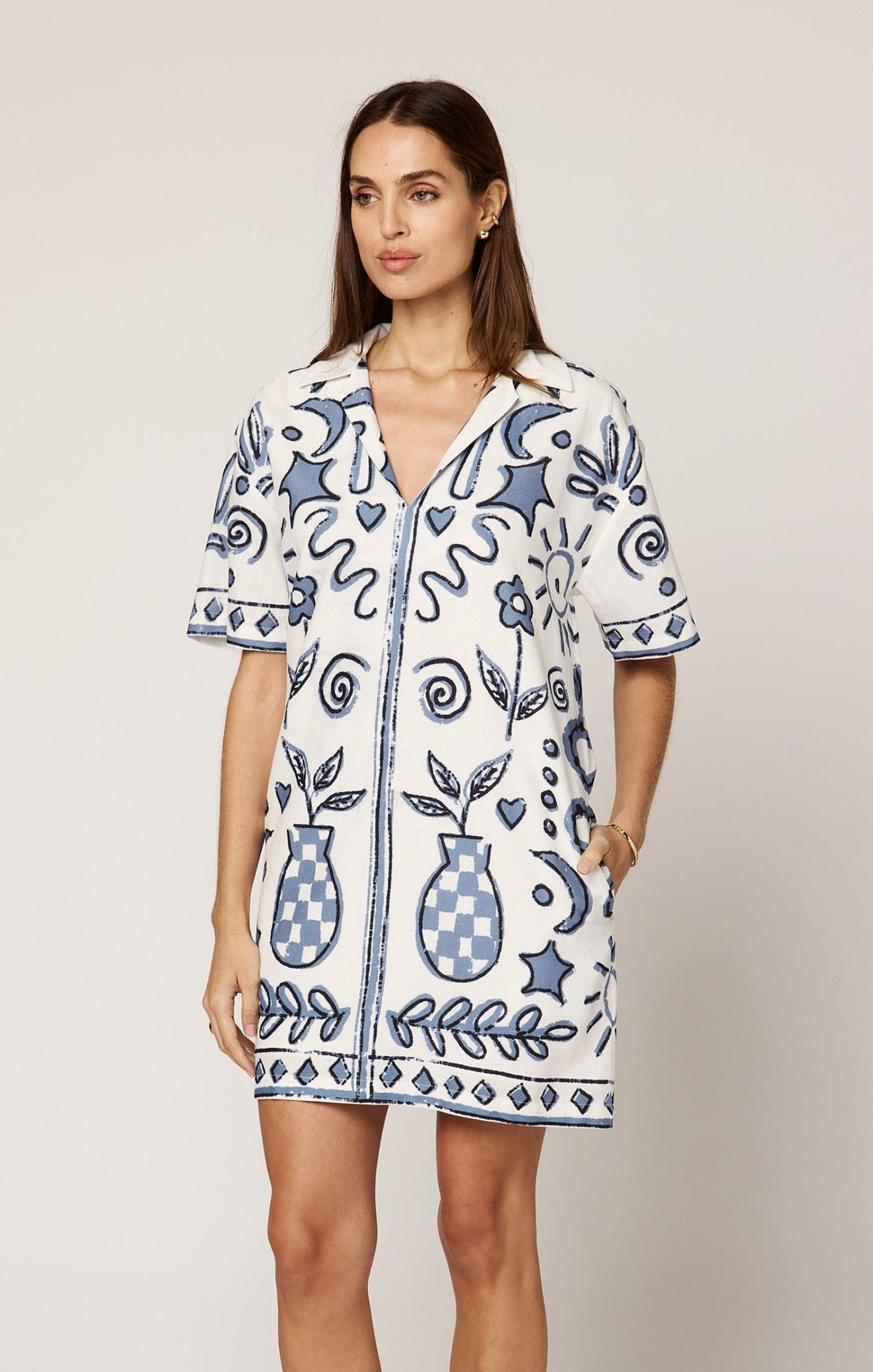 Cleobella Sandy Mini Dress - Capri by Sunset & Co.