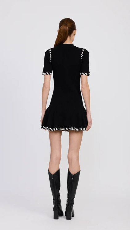 En Saison Romilla Stitch Mini Dress - Capri by Sunset & Co.