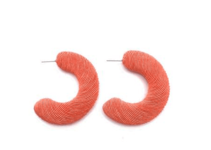 Accessory Jane Large Corded Hoops - Capri by Sunset & Co.