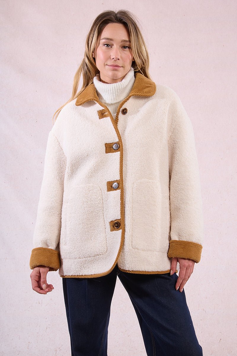 Molly Bracken Two Tone Coat - Capri by Sunset & Co.