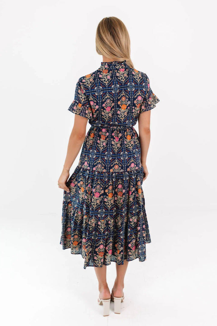 J. Marie Torian Midi Dress - Capri by Sunset & Co.