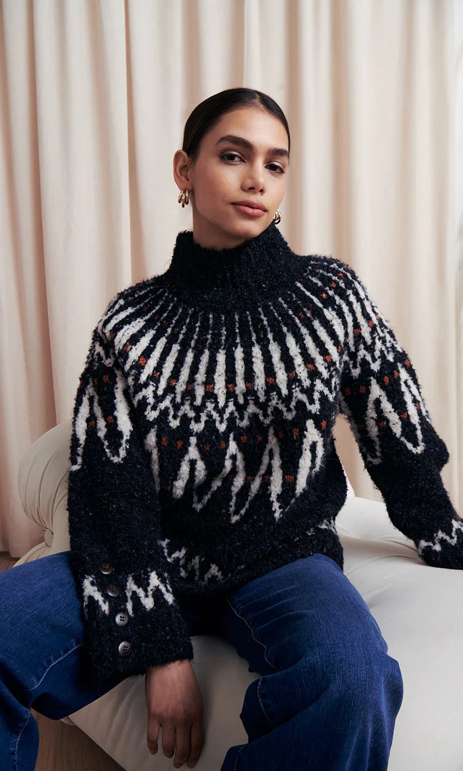 Saylor Vicki Sweater - Capri by Sunset & Co.