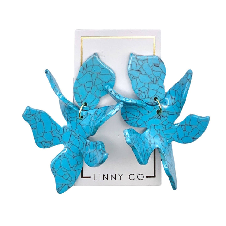 Linny Co Flora Earrings - Capri by Sunset & Co.