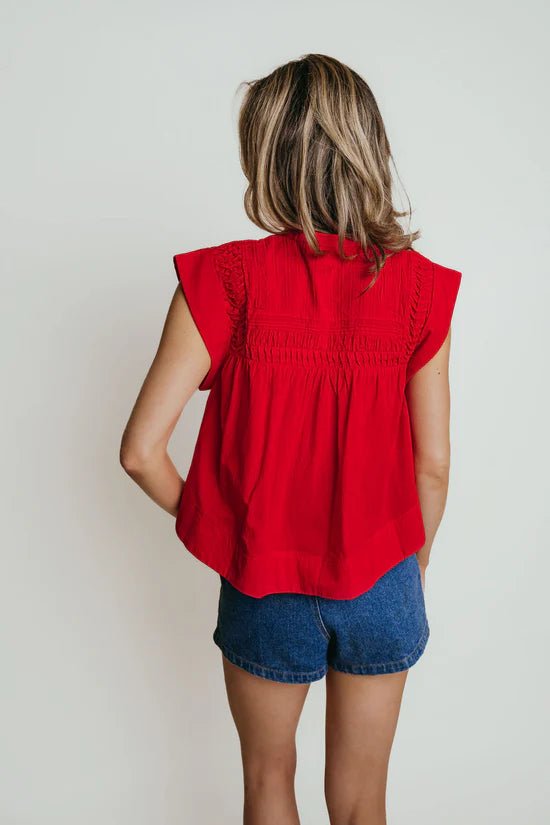 La Roque Becca Blouse - Capri by Sunset & Co.