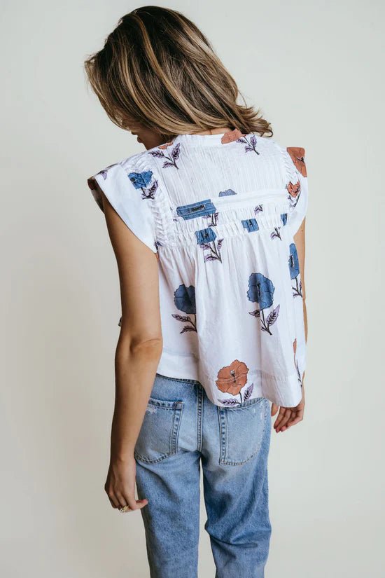 La Roque Becca Blouse - Capri by Sunset & Co.