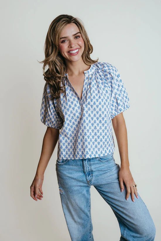 La Roque Henley Top - Capri by Sunset & Co.