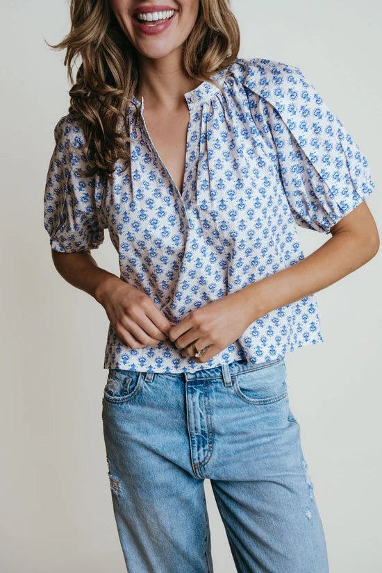 La Roque Henley Top - Capri by Sunset & Co.