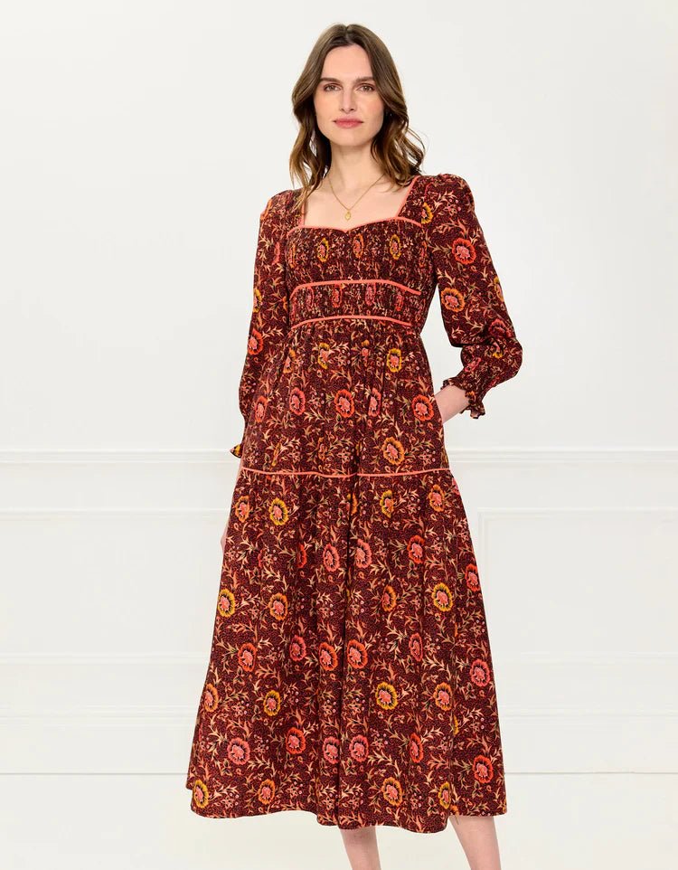 Pink City Prints Rachel Dress - Capri by Sunset & Co.