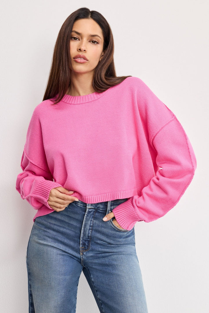 Good American Cozy Knit Sweater - Capri by Sunset & Co.