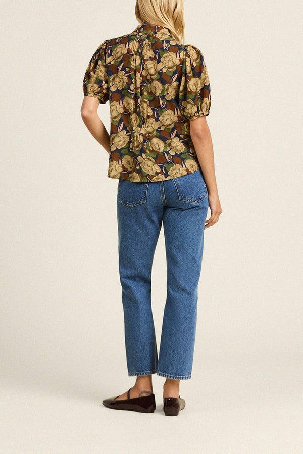 Trovata Nadine Blouse - Capri by Sunset & Co.