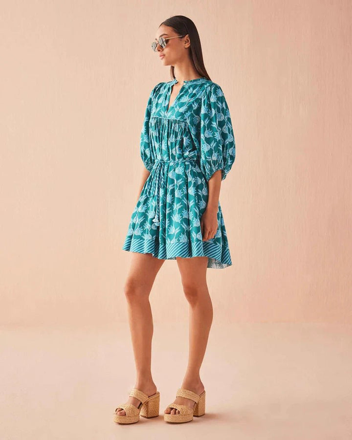 Omika Wren Mini Dress - Capri by Sunset & Co.