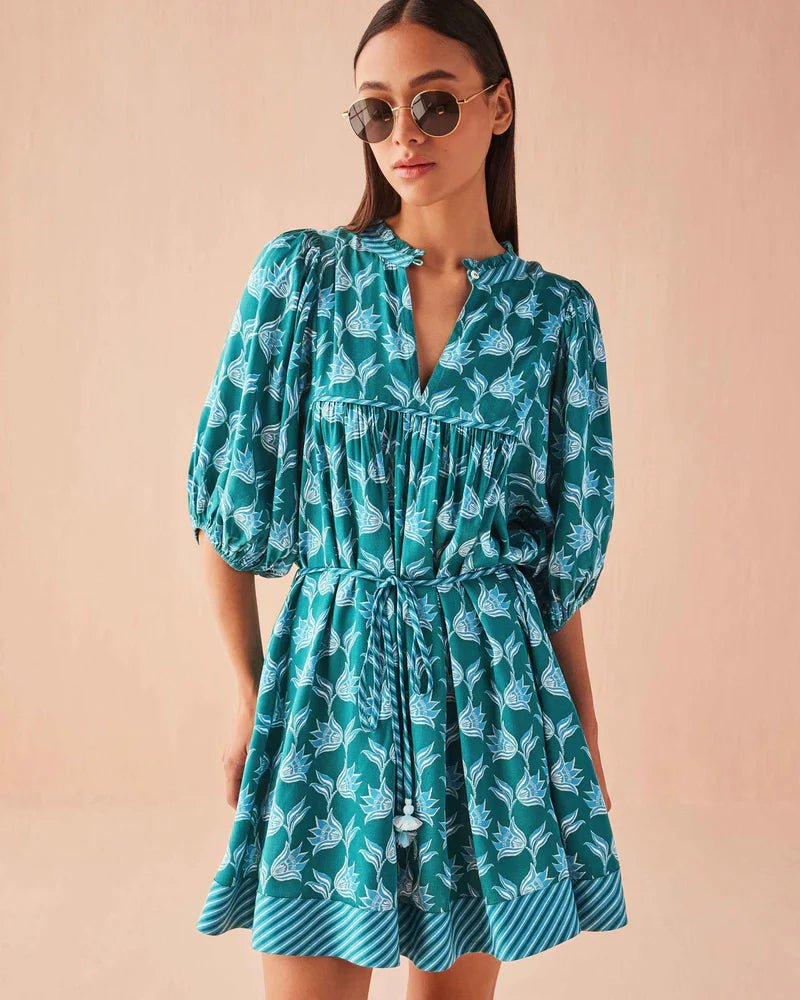 Omika Wren Mini Dress - Capri by Sunset & Co.