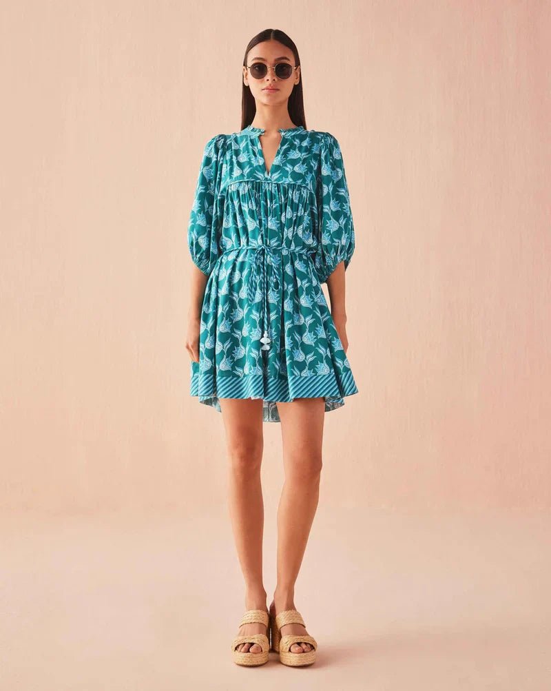 Omika Wren Mini Dress - Capri by Sunset & Co.