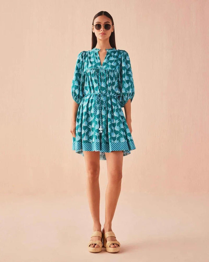 Omika Wren Mini Dress - Capri by Sunset & Co.