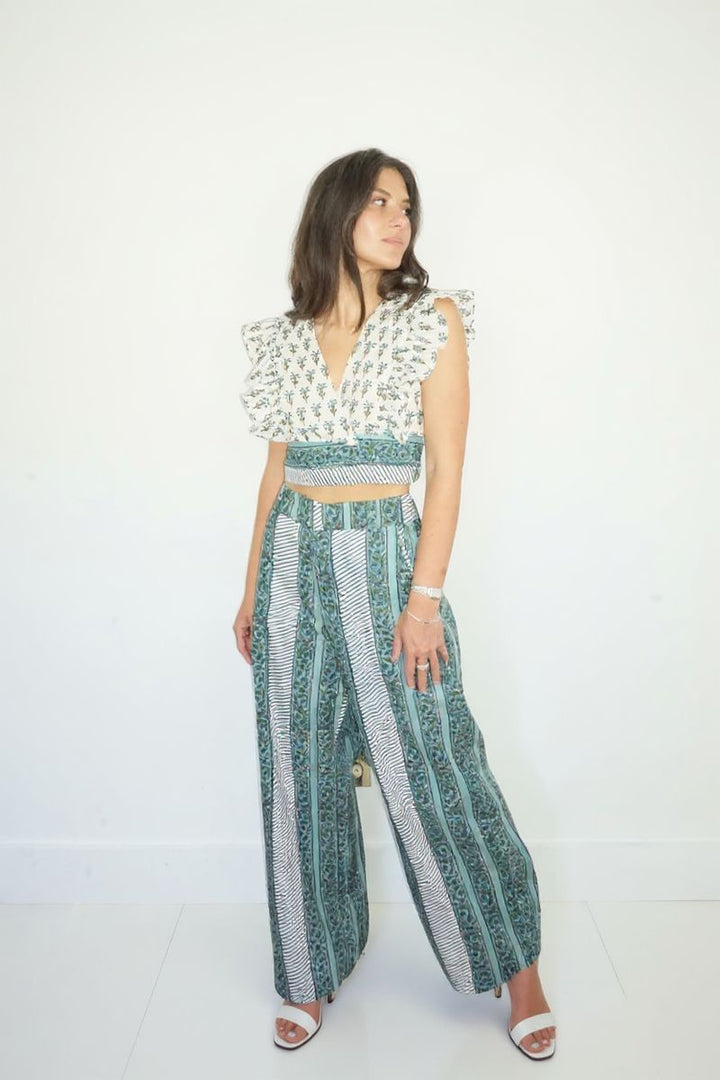 Nibi Mtk Edison Pants - Capri by Sunset & Co.