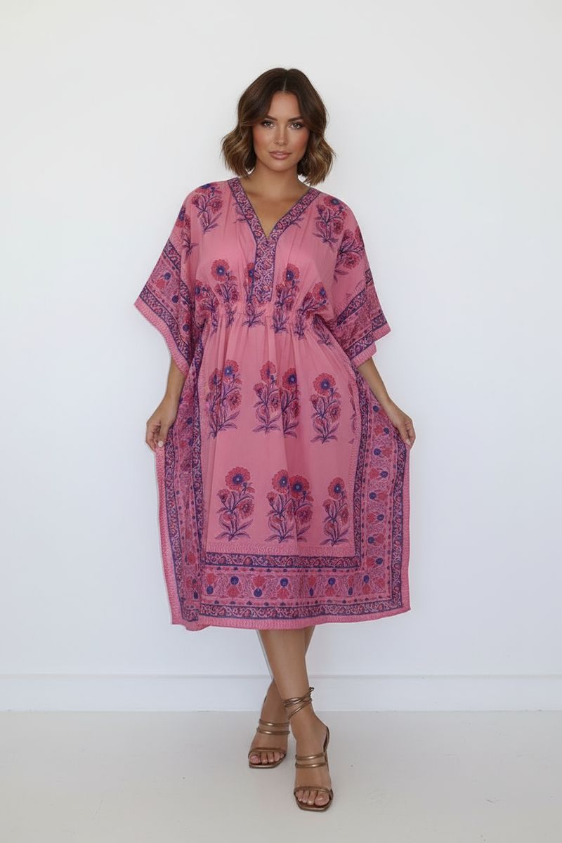 Nibi Mtk Santorini Kaftan - Capri by Sunset & Co.