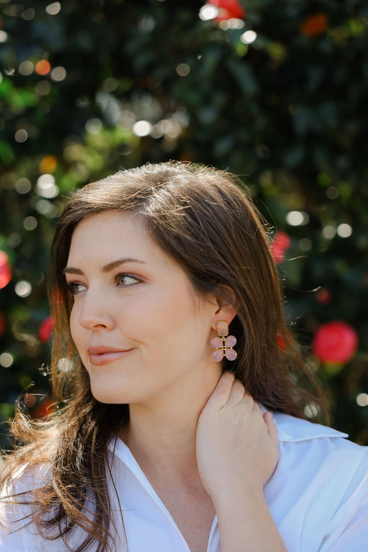 Allie Beads Emily Gemstone Earrings - Capri by Sunset & Co.