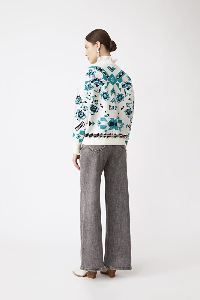 SUNCOO ParisKnitted Pull Pandor - Off White - Capri by Sunset & Co.