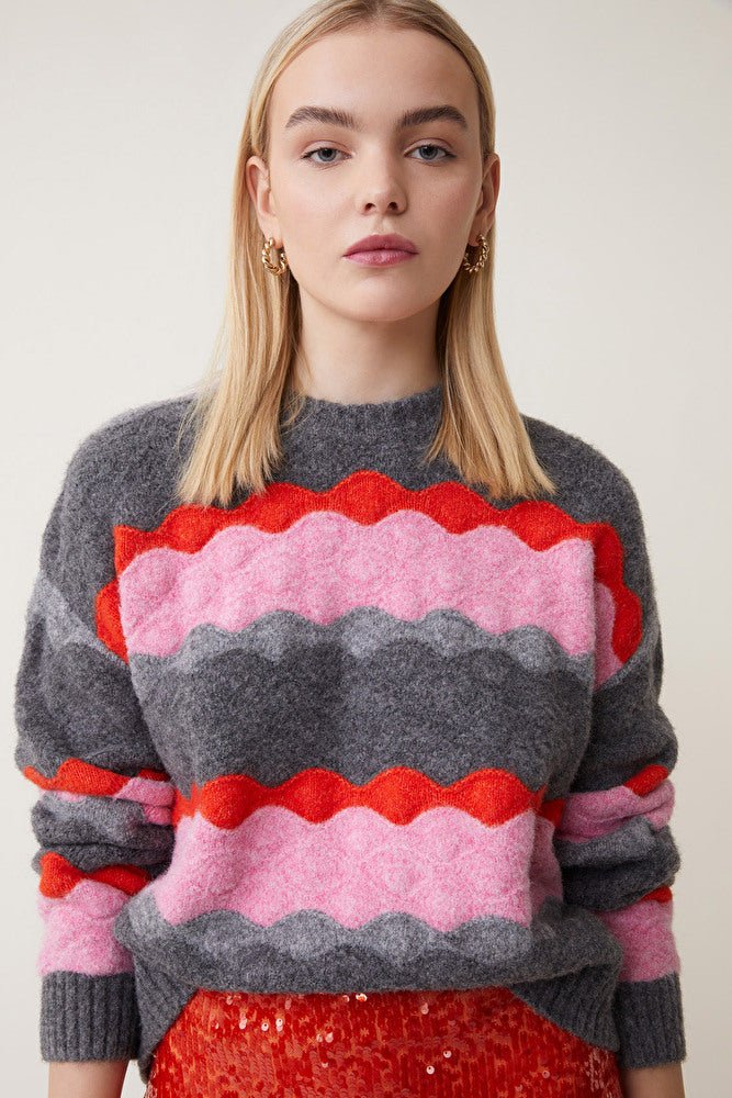 SUNCOO Panayo Sweater - Capri by Sunset & Co.