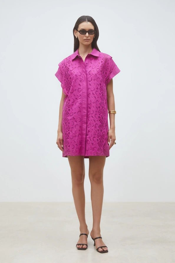 Suncoo Cross Mini Dress - Capri by Sunset & Co.