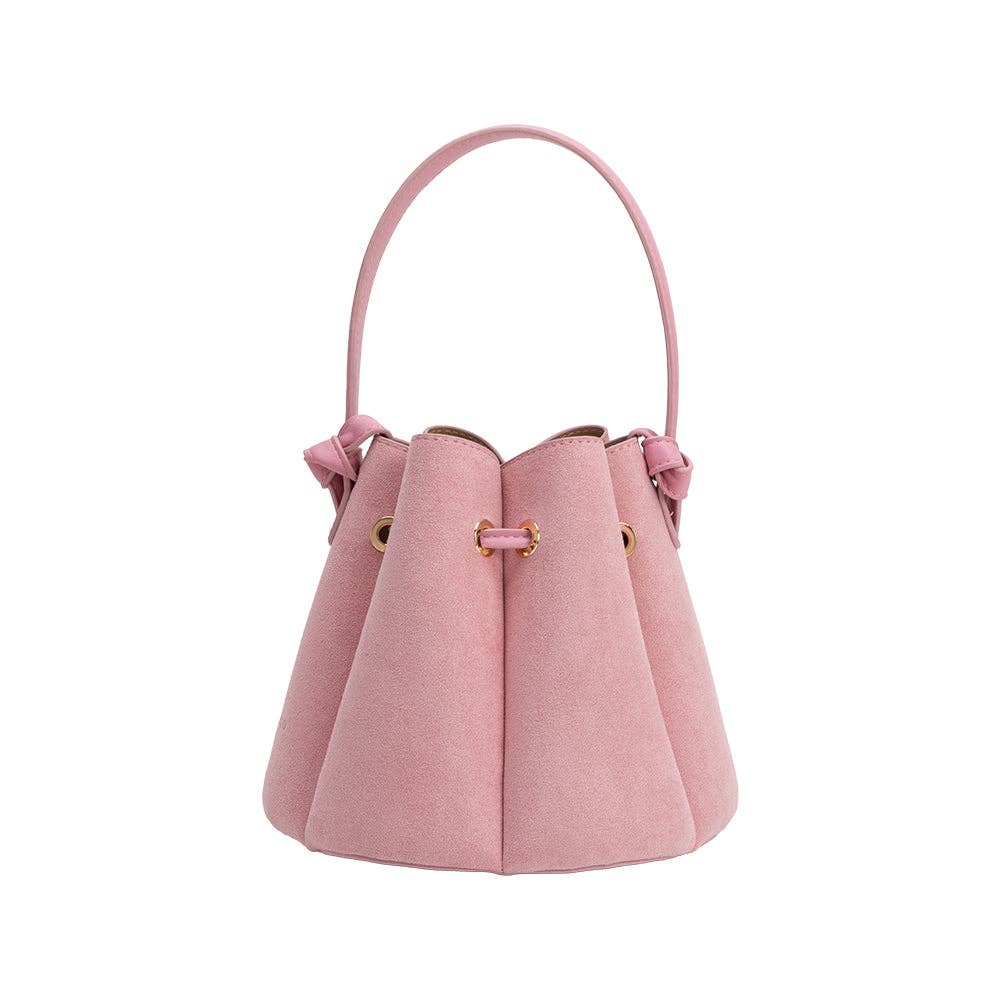 Melie Bianco Laguna Mini Vegan Suede Top Handle Bag