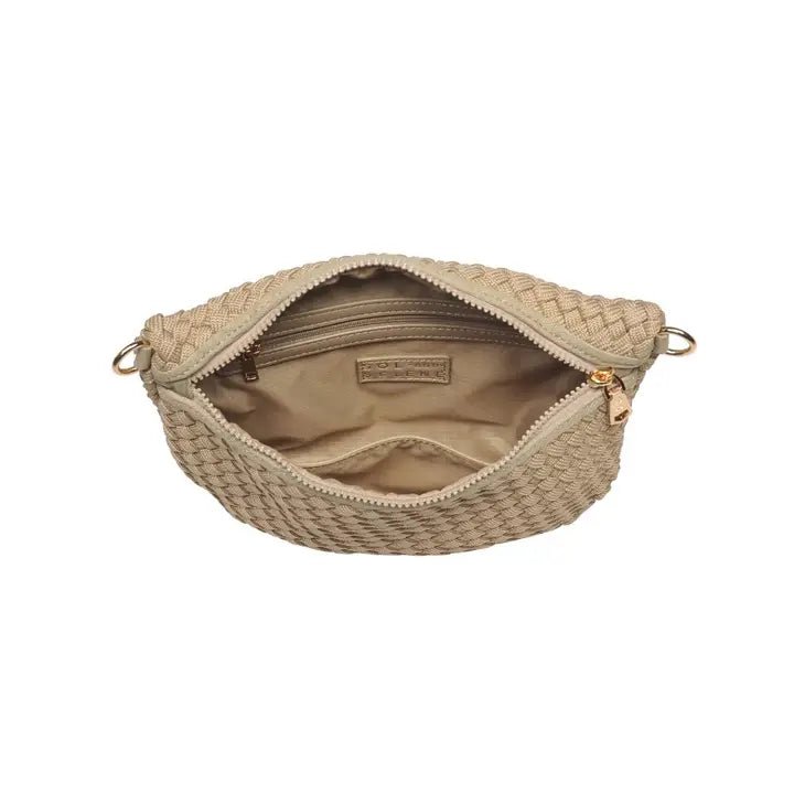 Sol and Selene Ethereal Woven Crossbody - Capri by Sunset & Co.
