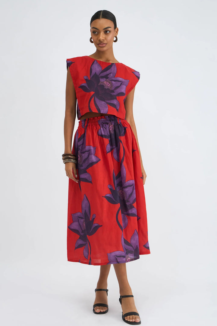 Beyond By Vera Amber Skirt - Capri by Sunset & Co.