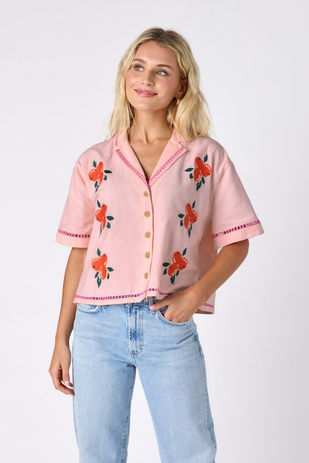 Crosby Ida Top - Capri by Sunset & Co.