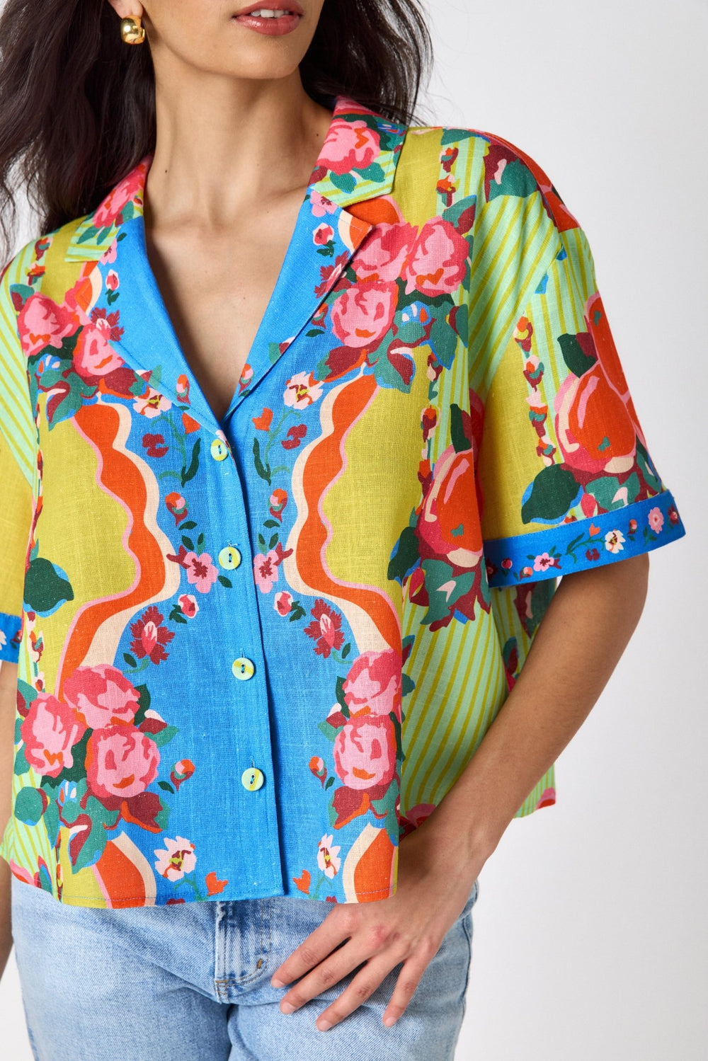 Crosby Ida Top - Capri by Sunset & Co.