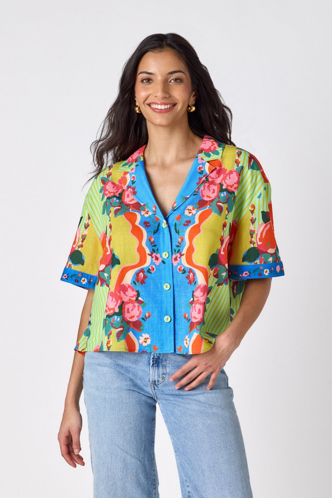 Crosby Ida Top - Capri by Sunset & Co.