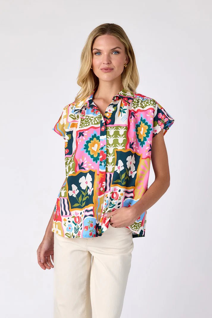 Crosby Scout Top - Capri by Sunset & Co.