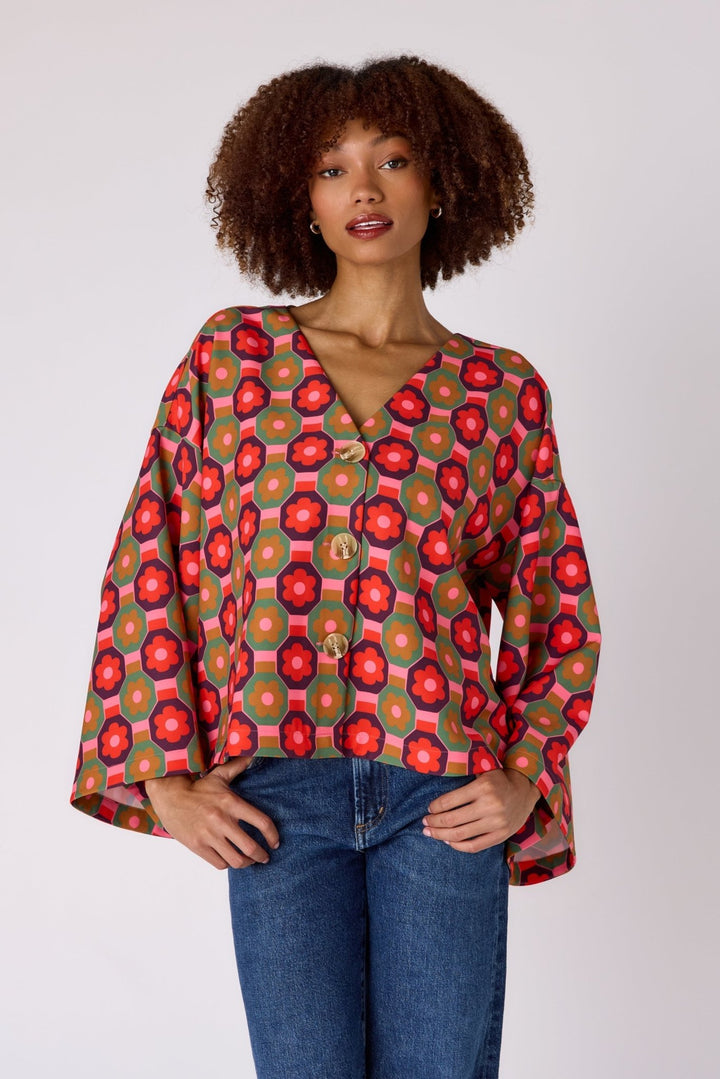 Crosby Edie Top - Capri by Sunset & Co.
