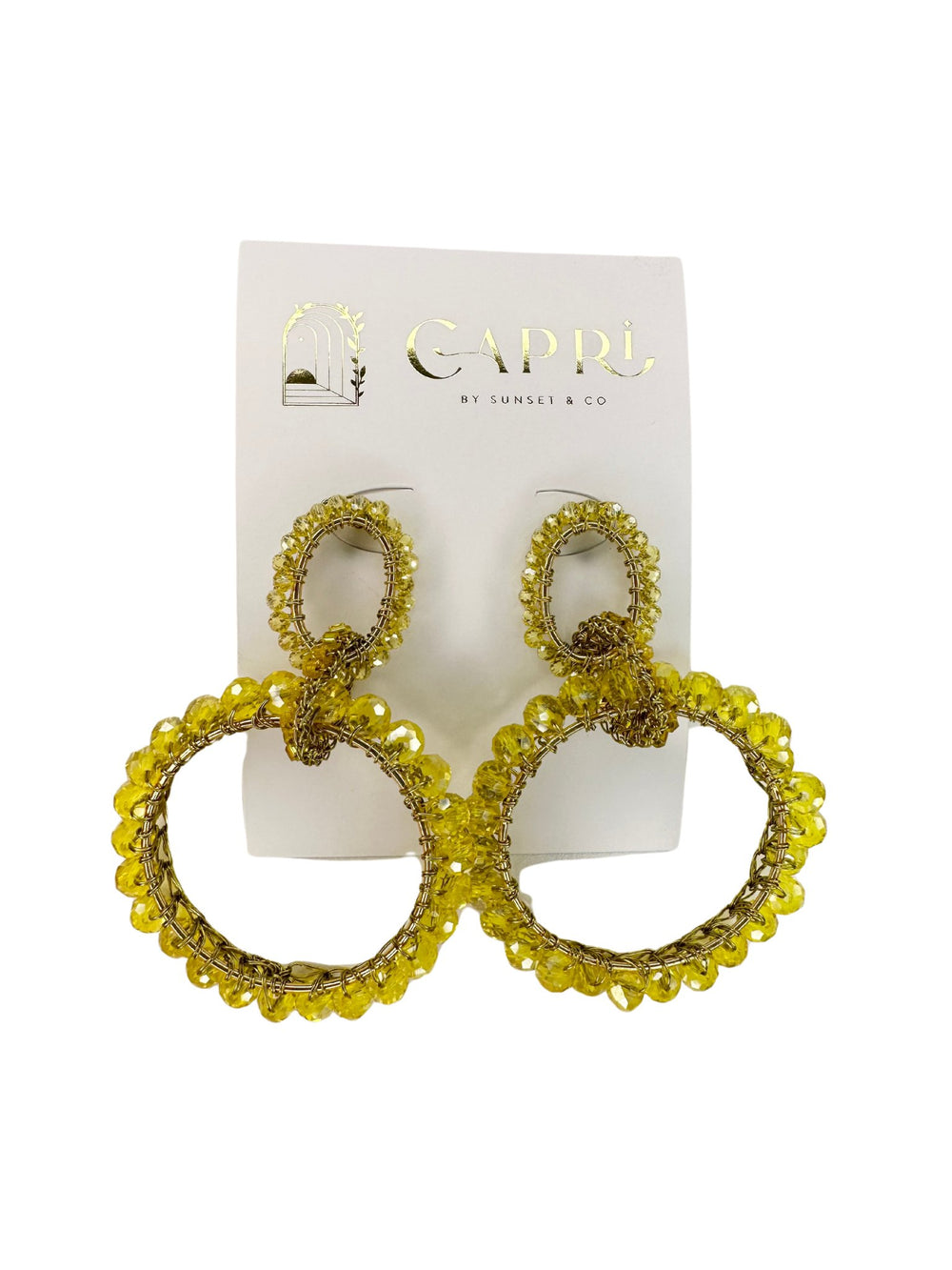 Lavish Lola Maxi Earrings - Capri by Sunset & Co.