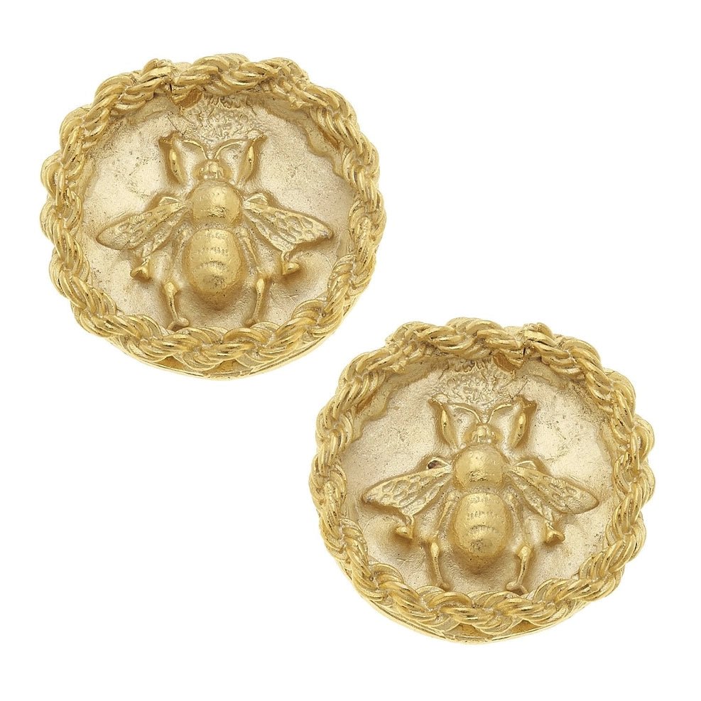 Susan Shaw Parker Bee Studs - Capri by Sunset & Co.