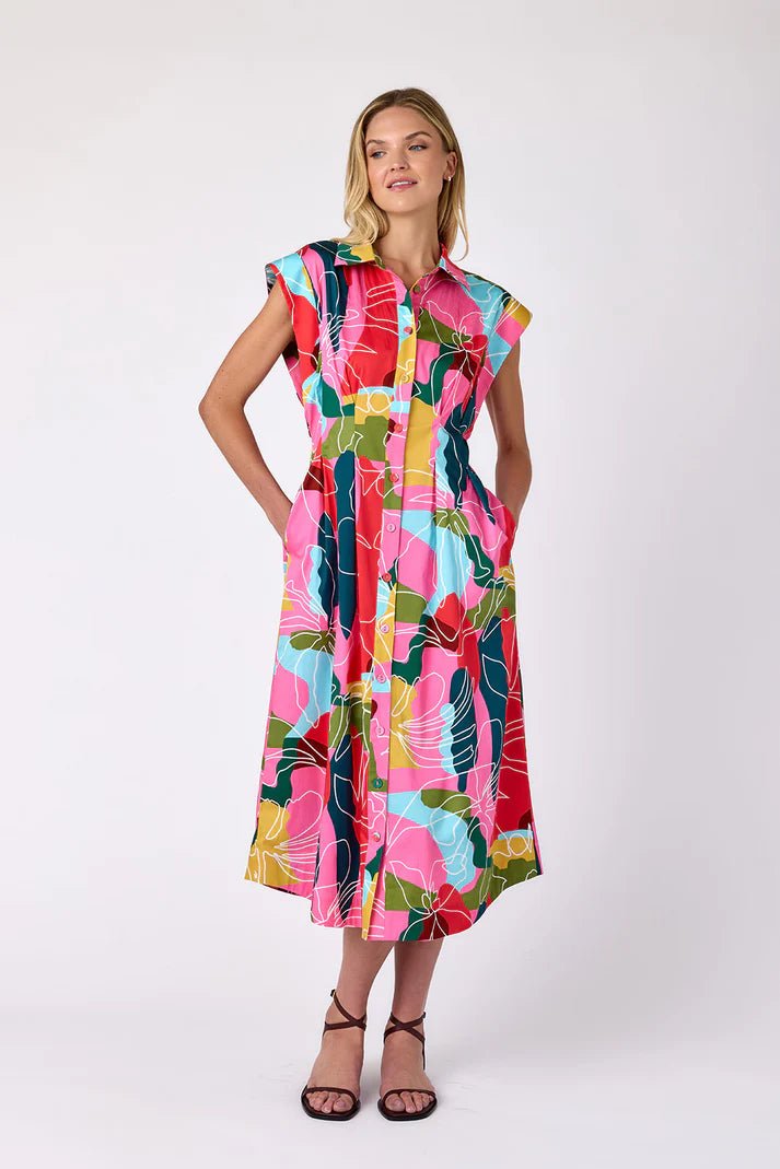 Crosby Quincey Dress - Capri by Sunset & Co.