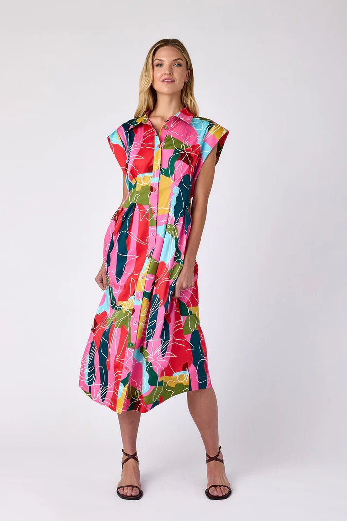 Crosby Quincey Dress - Capri by Sunset & Co.