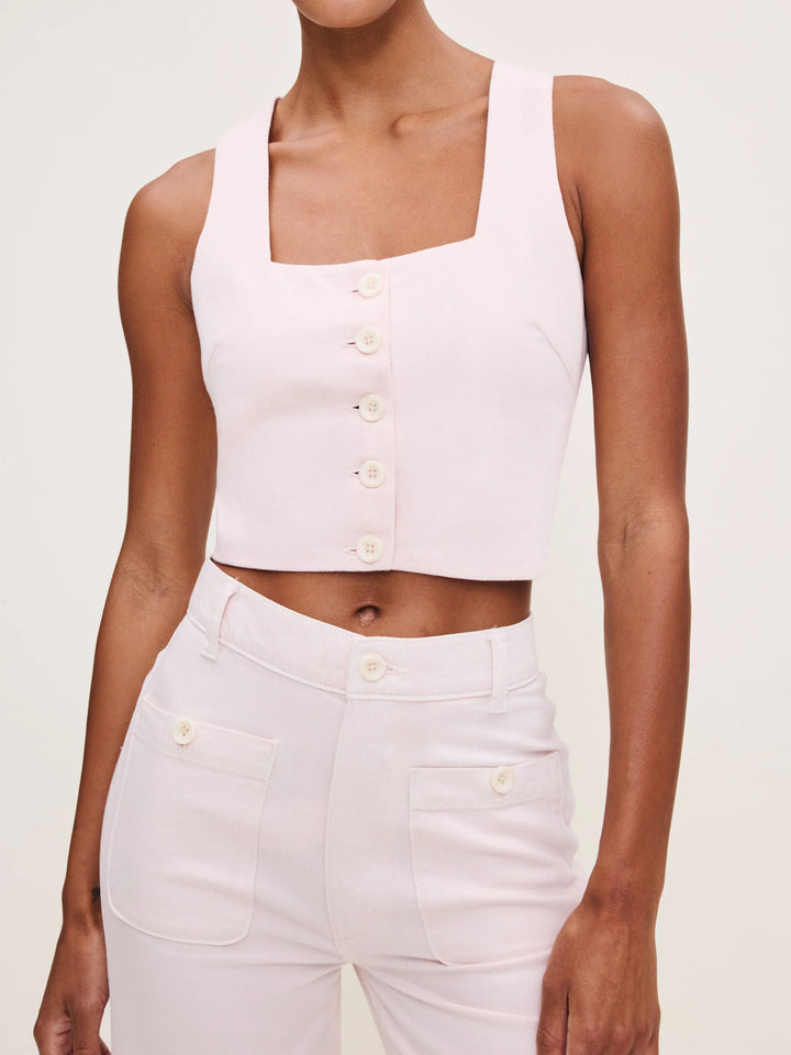 DL1961 Lizzie Top Cropped - Capri by Sunset & Co.