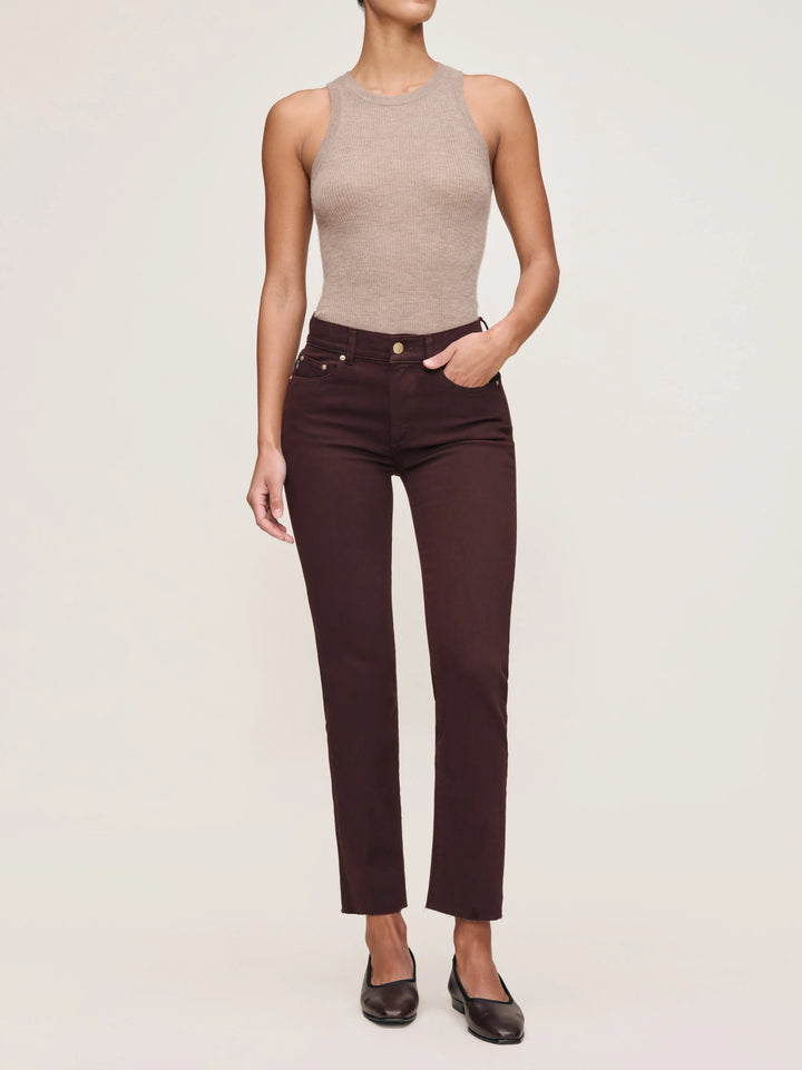 DL1961 Mara Straight Instasculpt Mid Rise - Capri by Sunset & Co.