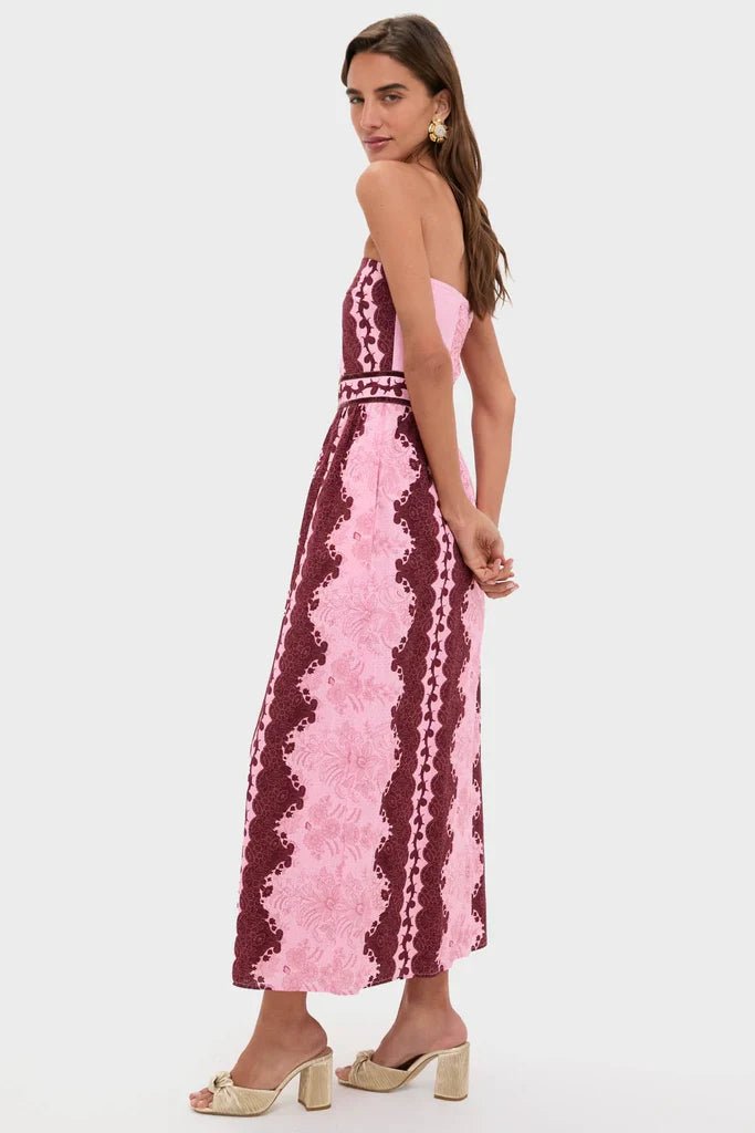 Anna Cate Bennett Midi Dress - Capri by Sunset & Co.