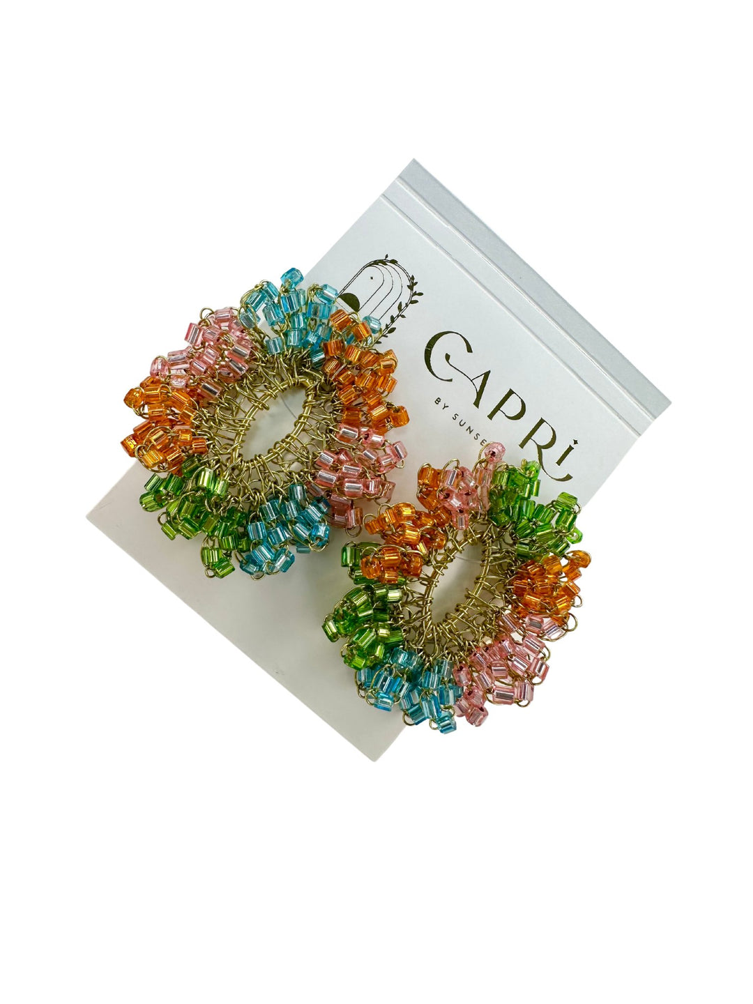 Lavish Cluster Earrings - Capri by Sunset & Co.