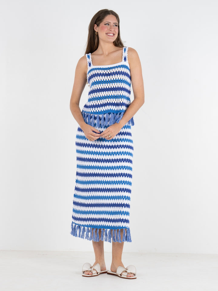 Emily McCarthy Capri Knit Skirt - Capri by Sunset & Co.