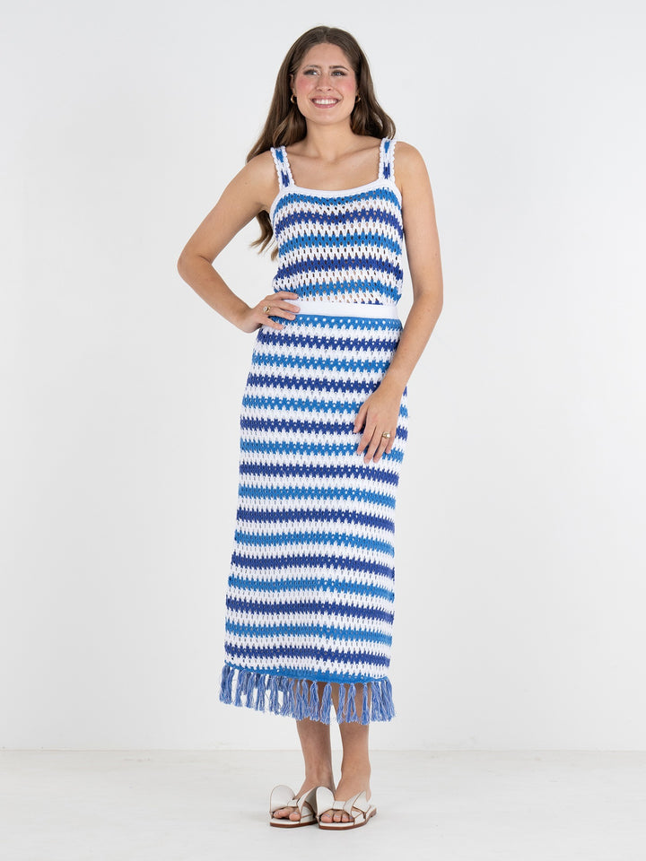 Emily McCarthy Capri Knit Skirt - Capri by Sunset & Co.