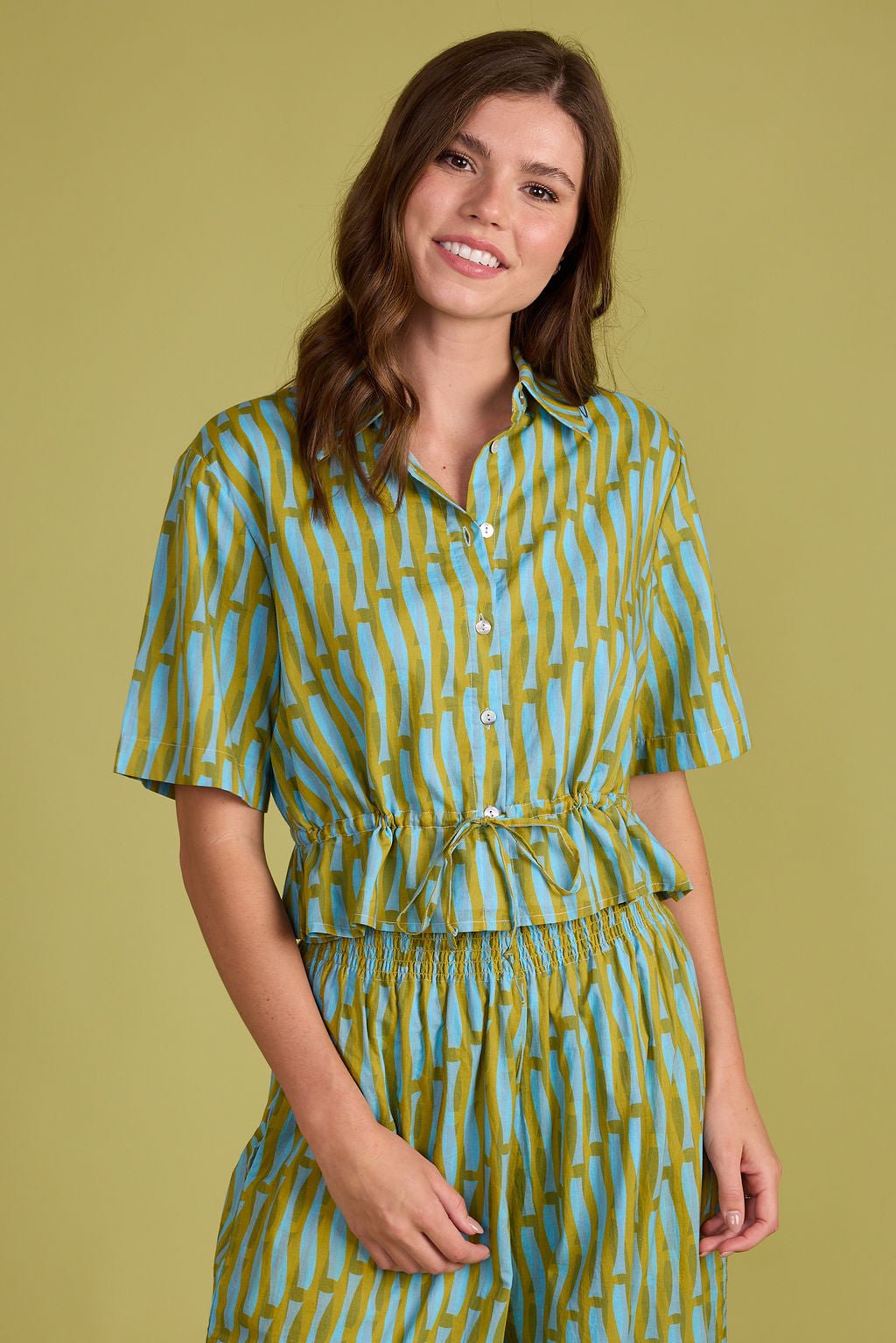 Double A Anya Top - Capri by Sunset & Co.