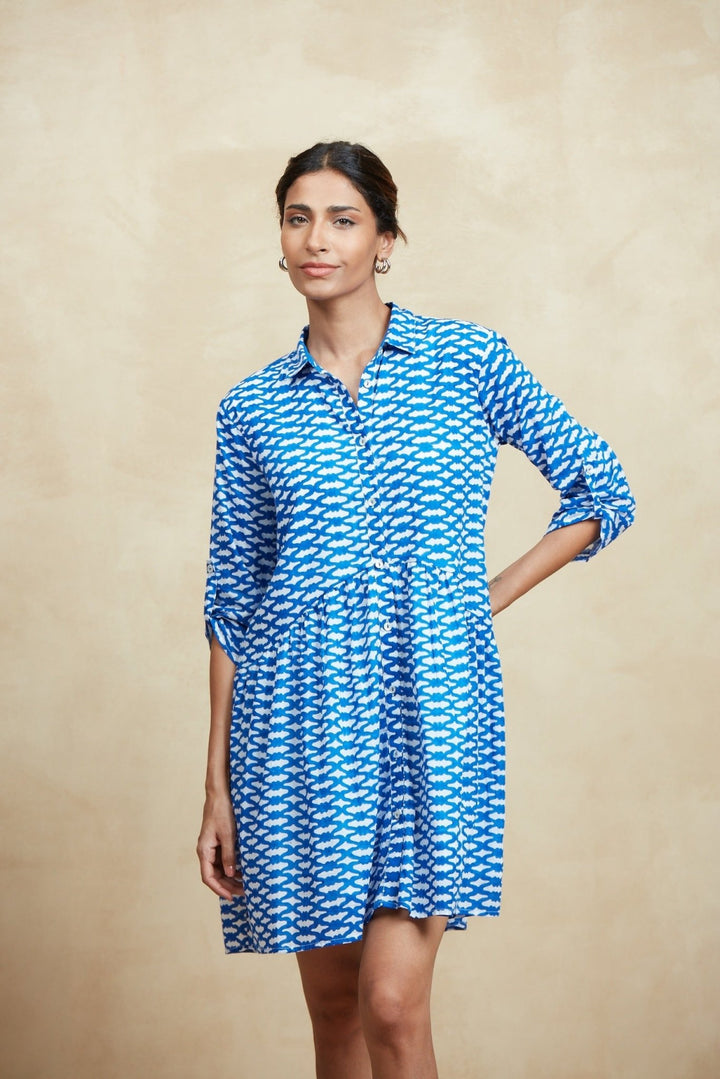 Ro's Garden Deauville Short Dress - Capri by Sunset & Co.