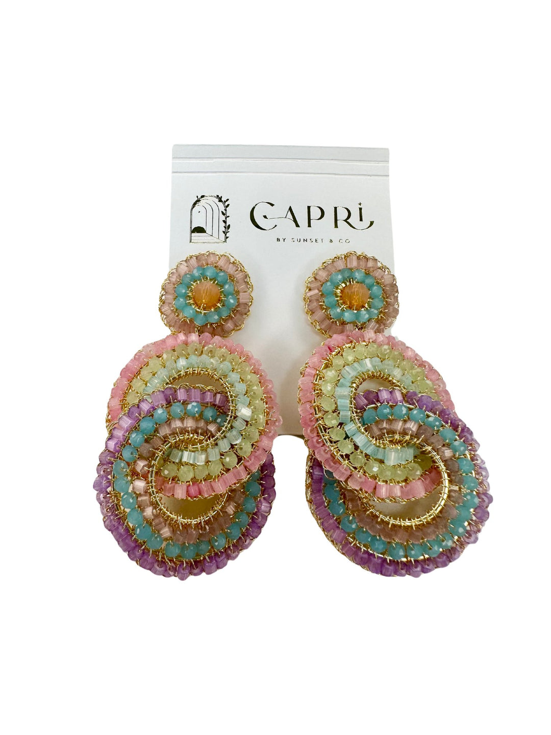 Lavish Loki Earrings - Capri by Sunset & Co.