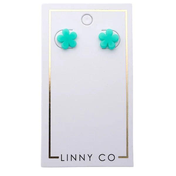 Linny Co Jenna Flower Stud Earrings - Capri by Sunset & Co.