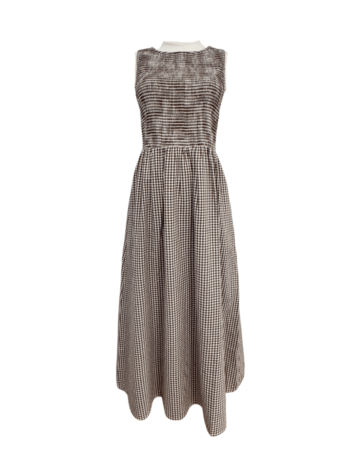 Sleeveless Smocked Midi Dress - Capri by Sunset & Co.