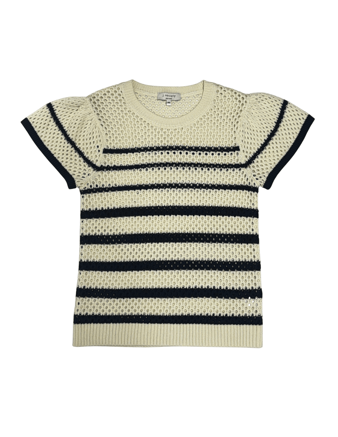 J. Society Striped Knit Top - Capri by Sunset & Co.
